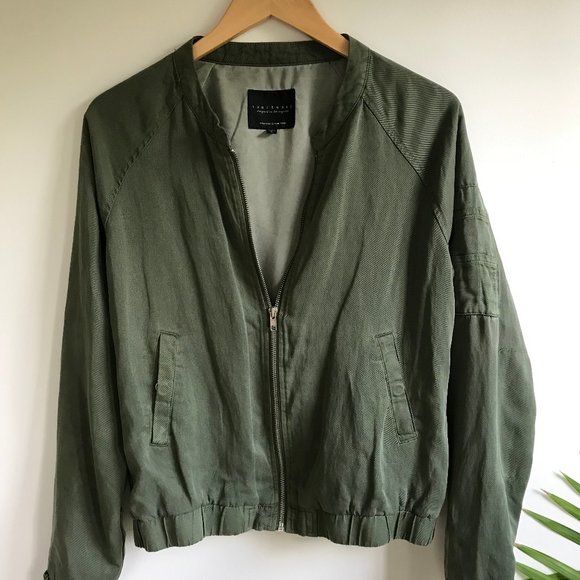 Sanctuary Jackets & Blazers - Sanctuary - Womens Olive Green Bomber Jacket, S